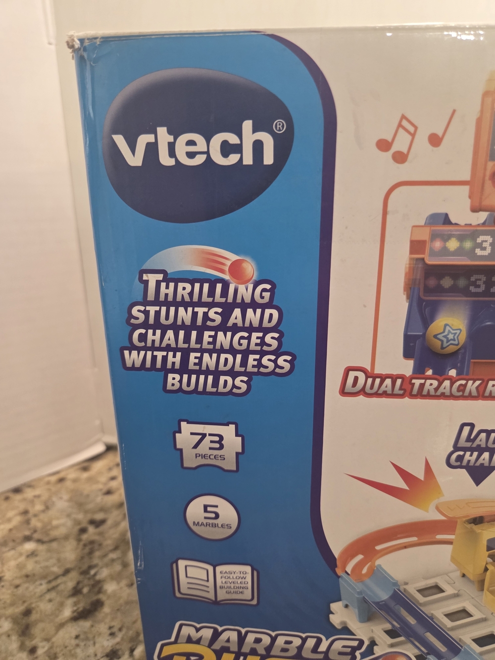 VTech Marble Rush Raceway Set 75 Pieces Building Racetrack Years 4+ Incomplete - Picture 2 of 13